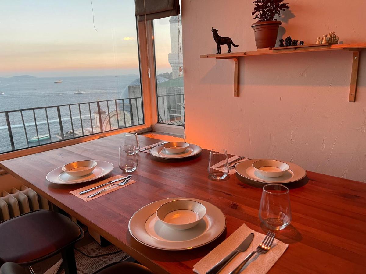 Appartamento Art Loft , 270* Full Sea View In Cihangir Provincia di Provincia di Istanbul Esterno foto